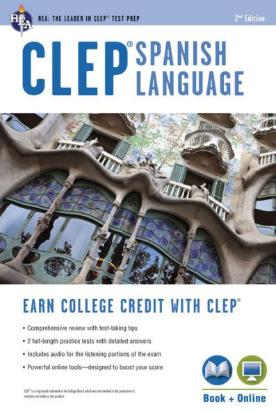 CLEP Spanish Language: Levels 1 and 2 (Book + Online)
