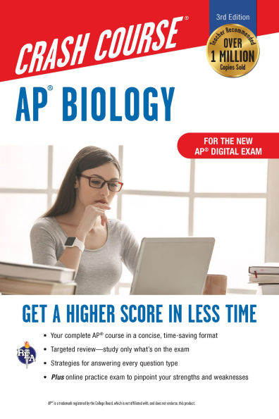 AP Biology Crash Course, Book + Online: Get a Higher Score in Less Time