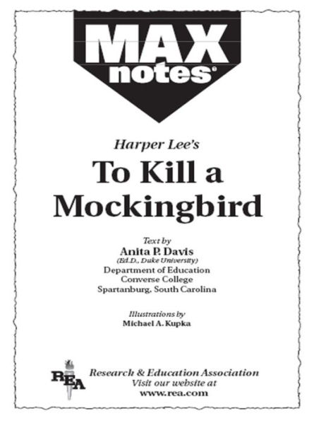 To Kill a Mockingbird (MAXNotes Literature Guides)