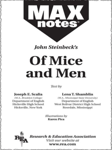 Of Mice and Men (MAXNotes Literature Guides)
