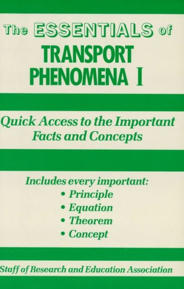 Transport Phenomena I Essentials