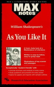 Title: As You Like It (MAXNotes Literature Guides), Author: Michael Morrison