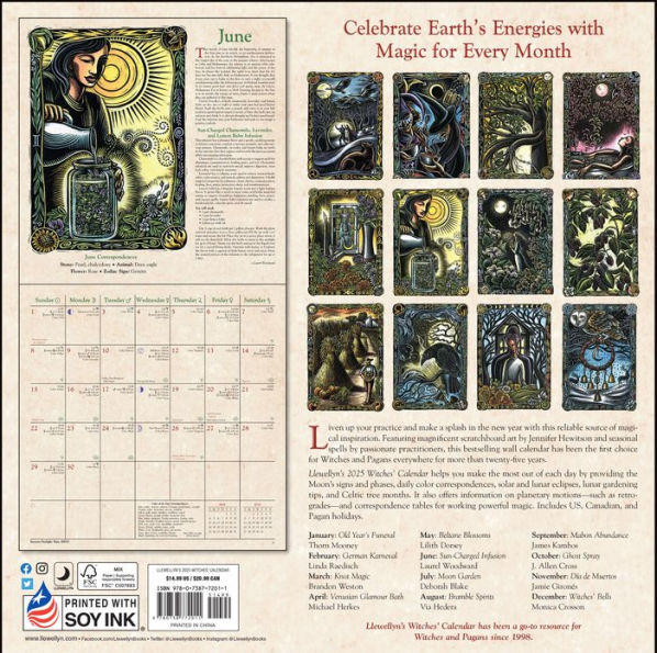 Llewellyn S Witches Calendar By Llewellyn Barnes Noble