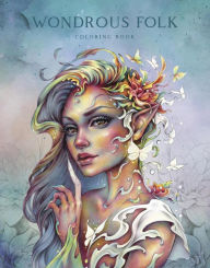 Title: Wondrous Folk Coloring Book, Author: Christine Karron