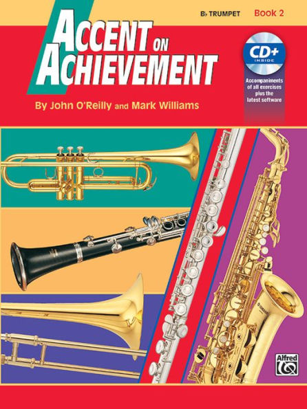 Accent on Achievement, Bk 2: B-flat Trumpet, Book & Online Audio/Software