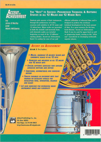 Accent on Achievement, Bk 3: E-flat Alto Clarinet