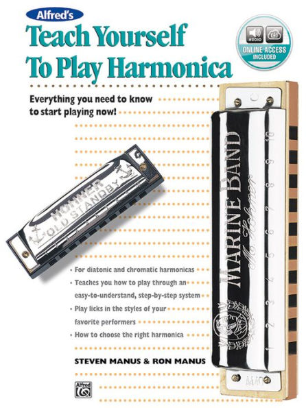 Alfred's Teach Yourself to Play Harmonica: Everything You Need to Know to Start Playing Now!, Book & Online Audio