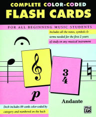 Title: Complete Color-Coded Flash Cards: For All Beginning Music Students, Author: Alfred Music
