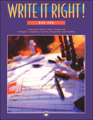 Title: Write It Right!: Manual, Author: Dan Fox