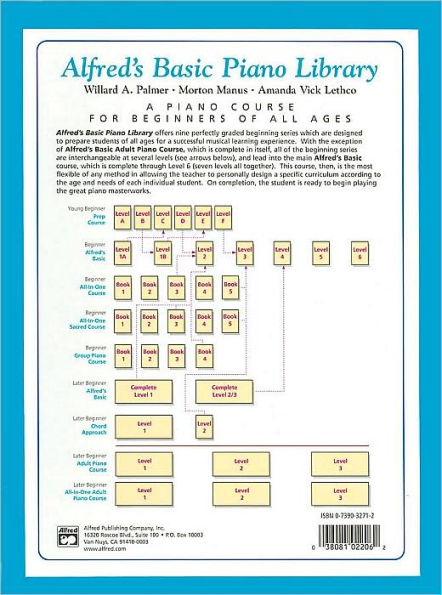 Alfred's Basic Piano Prep Course Theory Book, Bk B: For the Young Beginner