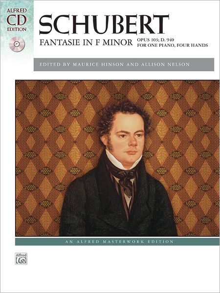 Schubert Fantasie In F Minor Op 103 D 940 Book CD By Franz