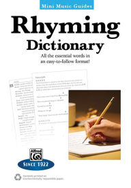 Title: Mini Music Guides -- Rhyming Dictionary: All the Essential Words in an Easy-to-Follow Format!, Author: Kevin M. Mitchell