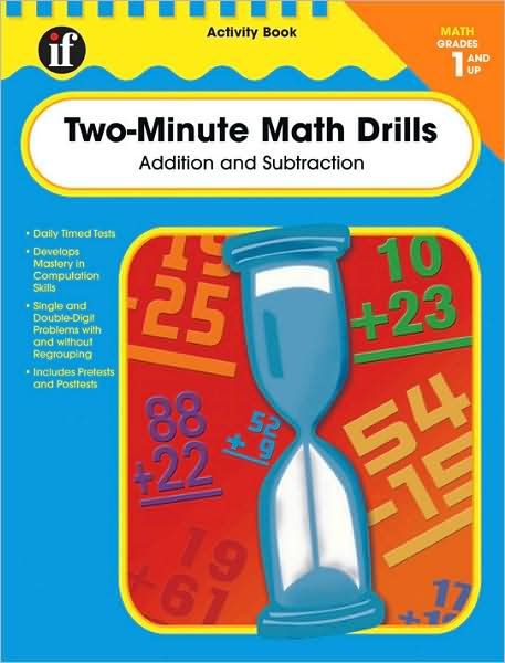 Two-Minute Math Drills: Addition and Subtraction, Grades 1 and Up by
