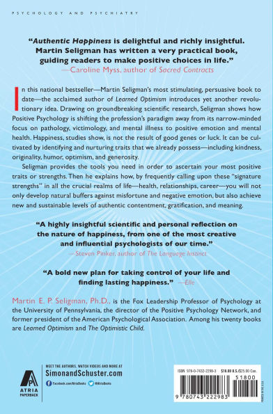 Authentic Happiness: Using the New Positive Psychology to Realize Your Potential for Lasting Fulfillment