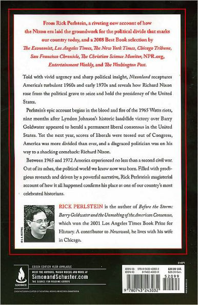 Nixonland: The Rise of a President and the Fracturing of America