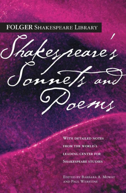 Shakespeare S Sonnets And Poems By William Shakespeare Paperback Barnes Noble