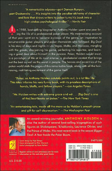 Big Deal: A Year as a Professional Poker Player