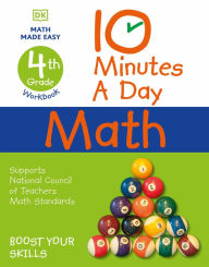 Title: 10 Minutes a Day Math, 4th Grade, Author: Carol Vorderman