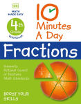 Alternative view 1 of 10 Minutes a Day Fractions, 4th Grade