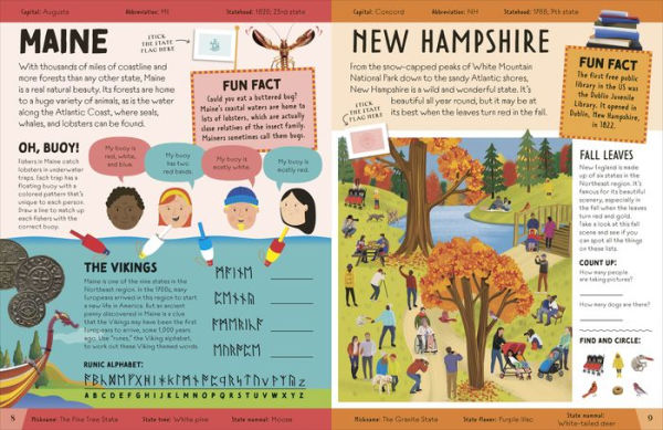 50 States Activity Book