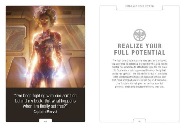 Marvel Studios Be More Captain Marvel: Embrace Your Power and Inspire Others