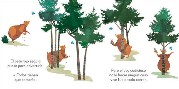 El oso goloso (Jonny Lambert's Bear and Bird): Un cuento para aprender a compartir