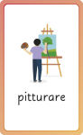 Alternative view 8 of Italian for Everyone Junior First Words Flash Cards