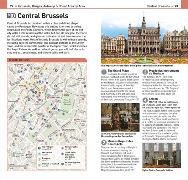 DK Eyewitness Top 10 Brussels, Bruges, Antwerp and Ghent