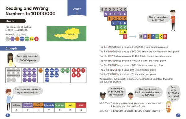 Math - No Problem! Numbers to 10 Million, Grade 5 Ages 10-11