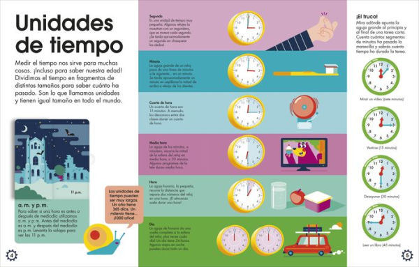 ¿Qué hora es? (How to Tell Time): Guía con solapas para aprender a decir la hora