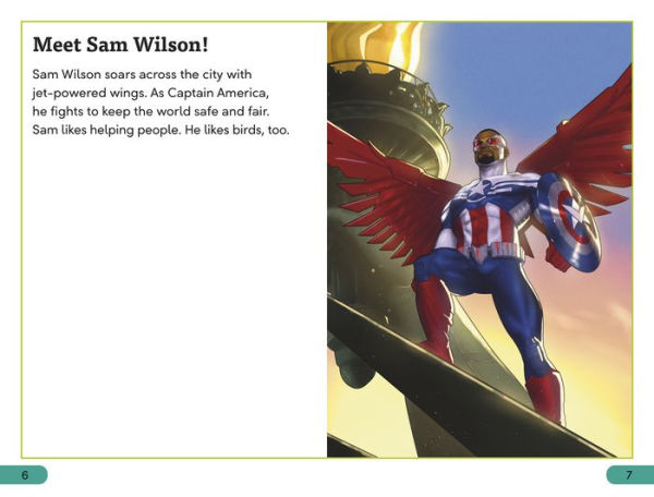 DK Super Readers Level 3 Marvel Captain America Meet Sam Wilson!