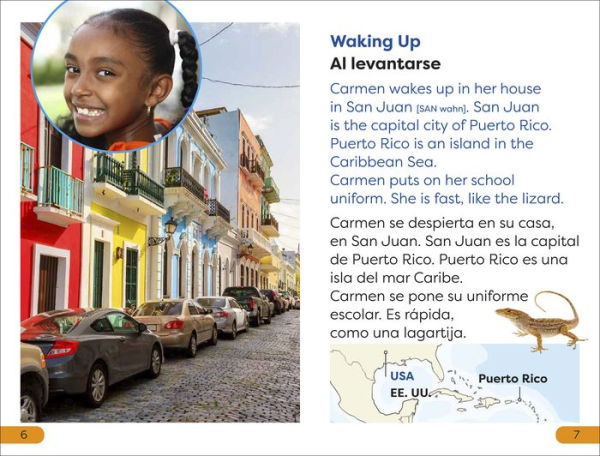 DK Super Readers Level 1 Bilingual A Puerto Rican Childhood - Una infancia puertorriqueña