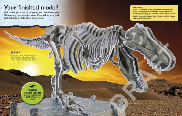 Make Your Own T. Rex: Easy to Build - No Glue, No Mess!