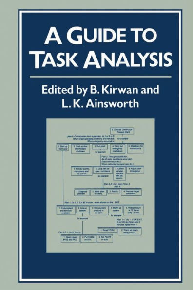 A Guide To Task Analysis: The Task Analysis Working Group / Edition 1