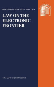 Title: Law on the Electronic Frontier: Hume Papers on Public Policy 2.4, Author: Hector MacQueen