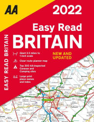 Title: Easy Read Atlas Britain FB 2022, Author: AA Publishing