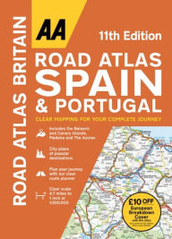 Title: AA Road Atlas Spain & Portugal, Author: AA Publishing