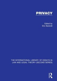 Title: Privacy / Edition 1, Author: Eric Barendt