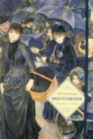 Title: Sketchbook: The Umbrellas (Renoir): 128-Page Unlined Pages, Author: Peony Press