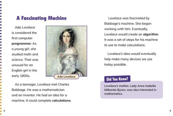 Ada Lovelace Creates an Algorithm