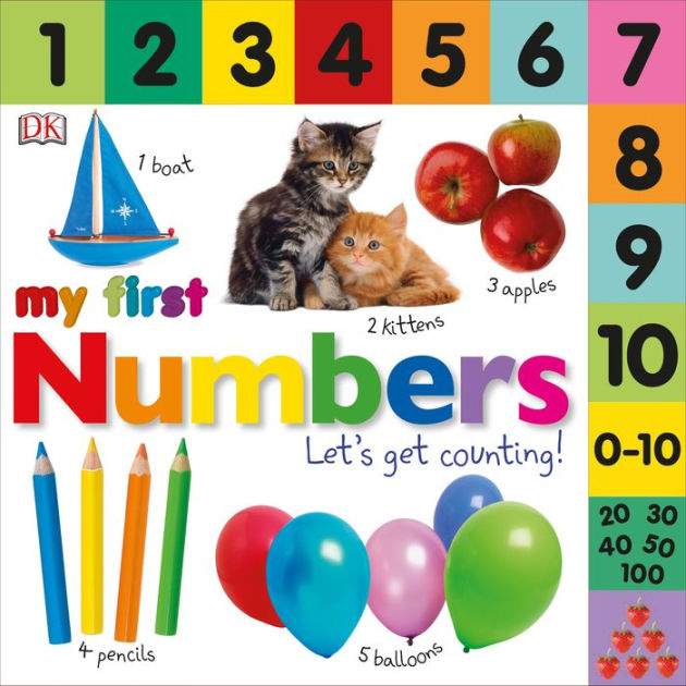 Tabbed Board Books: My First Numbers: Let's Get Counting! by DK