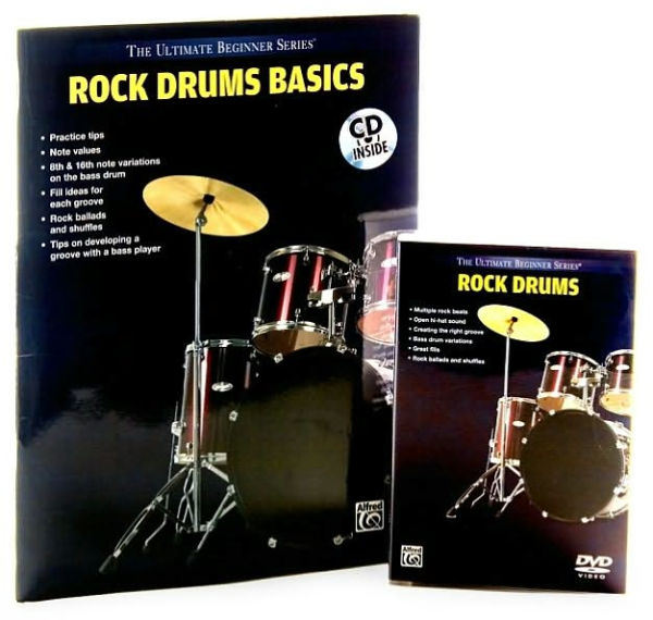 Ultimate Beginner Rock Drum Basics Mega Pak: Book, CD & DVD