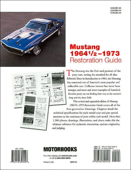 Mustang 1964 1/2 - 73 Restoration Guide