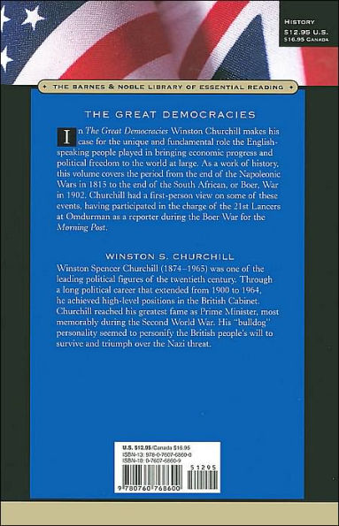 A History of the English Speaking Peoples, Volume 4 - The Great Democracies (Barnes & Noble Library of Essential Reading)