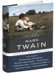 Mark Twain: Five Novels (Library of Essential Writers Series)