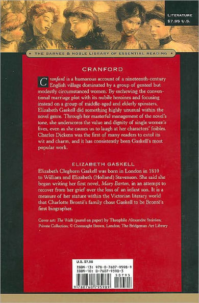 Cranford (Barnes & Noble Library of Essential Reading)