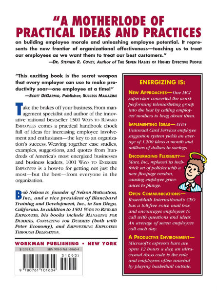 1001 Ways to Energize Employees