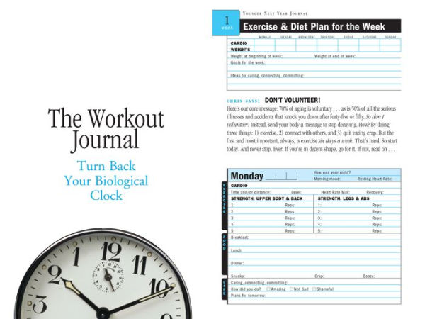 Younger Next Year Journal: Turn Back Your Biological Clock