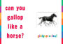 Alternative view 2 of Gallop!: A Scanimation Picture Book