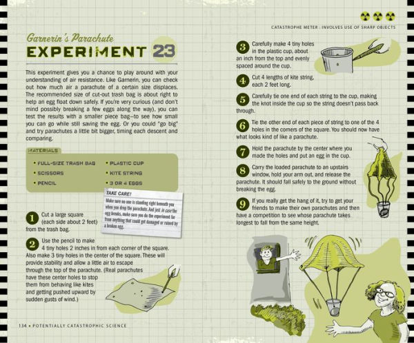 The Book of Potentially Catastrophic Science: 50 Experiments for Daring Young Scientists